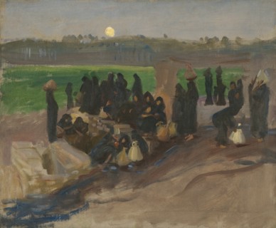 Water Carriers on the Nile, 1891. Creator: John Singer Sargent.