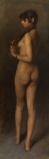 Life Study (Study of an Egyptian Girl), 1891. Creator: John Singer Sargent.