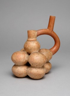 Spout Vessel in Form of a Stack of Globular Fruits, A.D. 250/500. Creator: Unknown.