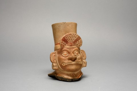 Fragment of Figural Jar in the Form of a Figure, Possibly Ai-Apec, 100 B.C./A.D. 500. Creator: Unknown.