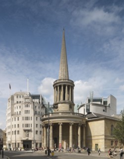 Langham Place, Marylebone, London, 2014. Creator: Chris Redgrave.