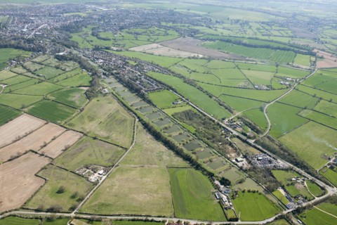 Caen Hill Locks on the Kennet and Avon Canal, Devizes, Wiltshire, 2015. Creator: Historic England.