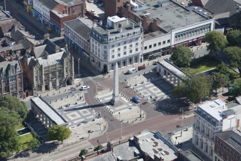 War Memorial Obelisk, Southport, Merseyside, 2015. Creator: Historic England.