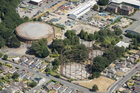 Branksome Gas Works, Poole, Dorset, 2018. Creator: Historic England.