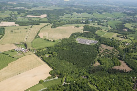 The landscape park and woodland around Shardeloes, Amersham, Buckinghamshire, 2018. Creator: Historic England.