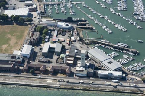 Submarine Escape Training Tank (SETT), HMS Dolphin, Gosport, Hampshire, 2018. Creator: Historic England.