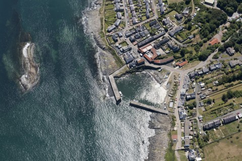 Craster Harbour, Northumberland, 2018. Creator: Historic England.