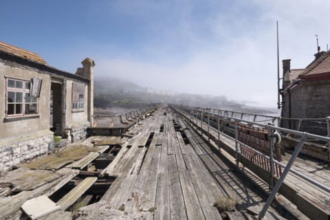 Birnbeck Pier, Birnbeck Island, Weston-Super-Mare, Somerset, 2018. Creator: Steven Baker.