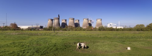 Ferrybridge C Power Station, West Yorkshire, 2018. Creator: James O Davies.