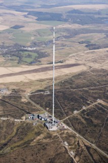Winter Hill television transmitter, Lancashire, 2019. Creator: Historic England.