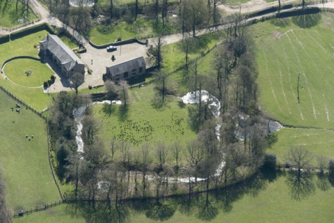 Old Hall, Bretters Farm moated site and fishponds, Heath Charnock, Lancashire, 2019. Creator: Historic England.