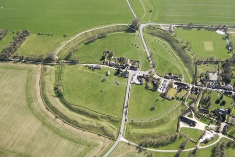 Neolithic henge and stone circles, Avebury, Wiltshire, 2019. Creator: Historic England.