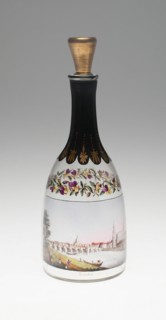 Bottle with a View of Dresden, Dresden, 1814.