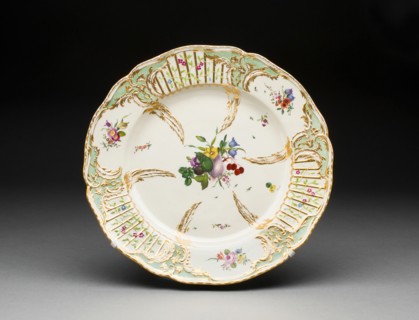 Plate, Ansbach, 1760/1804.
