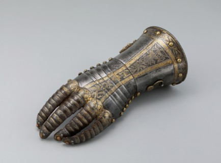 Gauntlet from a Tournament Garniture of a Hapsburg Prince, Augsburg, 1571.