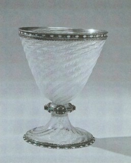 Glass Goblet, Vienna, late 17th century, mount: 18th/19th century.