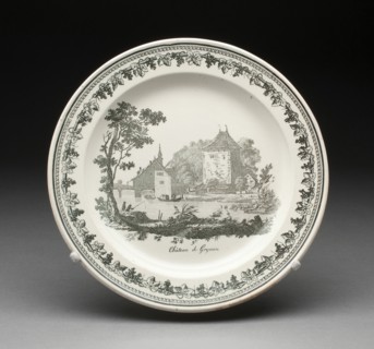 Plate, Creil, 1800/50.