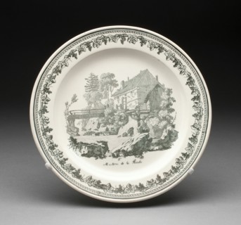 Plate, Creil, 1800/50.
