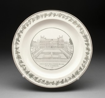 Plate, Creil, 1800/50.