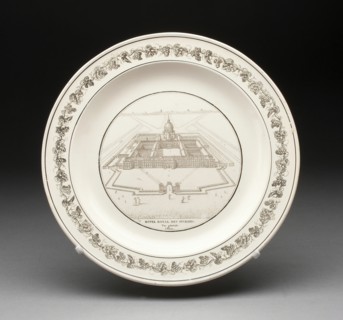 Plate, Creil, 1800/50.