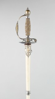 Smallsword and Scabbard, England, c. 1785.