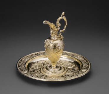 Rosewater Ewer and Basin, Nuremberg, 1603/1609.