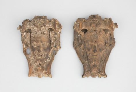 Pair of Masks, French, c. 1700.