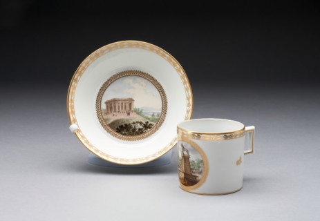 Cup and Saucer, Fürstenberg, Late 18th century.