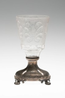 Goblet, Bohemia, c. 1745 (glass) 1850 (mount).
