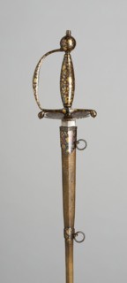 Smallsword and Scabbard, England, 1770/80.