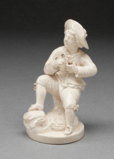 Boy with Two Birds, Italy, c. 1775.