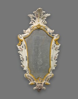 Mirror: Female Harlequin, Italy, 1740/60.