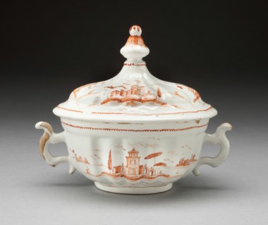 Covered Bowl, Venice, Mid 18th century.