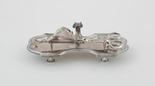 Candle Snuffer with Tray, France, 1751.