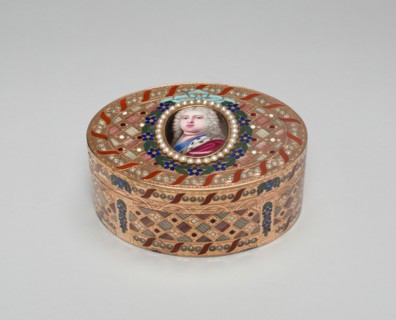Snuff Box: Portrait of Saxon Prince, Dresden, c. 1775/80.