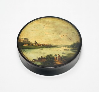Box with Fortress of Sonnenstein, Germany, Late 18th century.