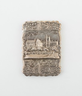 Card Case with View of Oxford, Birmingham, 1860/61.
