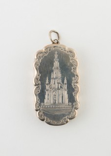 Vinaigrette with View of Sir Walter Scott Memorial, Birmingham, c. 1876/77.