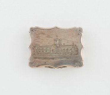 Vinaigrette with View of St Bega's Priory, Cumbria, Birmingham, c. 1842/43.