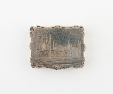 Vinaigrette with View of Kings College, Cambridge, Birmingham, 1845/46.