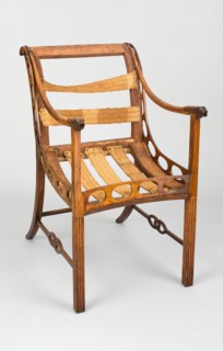 Armchair (one of two), Northern Europe, c. 1830.