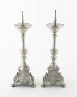 Candlestick (one of a pair), Liège, 19th century.