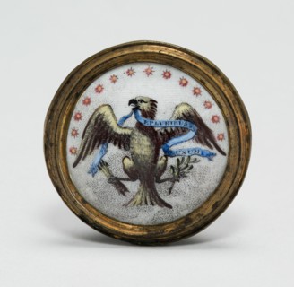 Cloak Pin (Knob or Tieback), England, 1791.