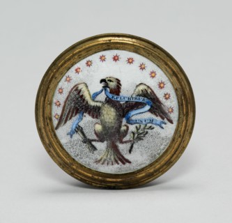 Cloak Pin (Knob or Tieback), England, 1791.