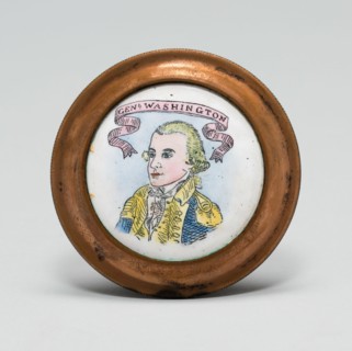 Cloak Pin (Knob or Tieback), England, c. 1780.