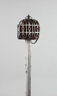 Basket-Hilted Broadsword with Scabbard (Claymore), Scotland, c. 1750.