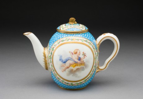 Teapot (from a tea service), Sèvres, 1770.
