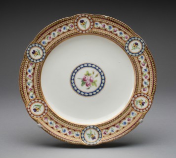 Plate, Sèvres, 1784.