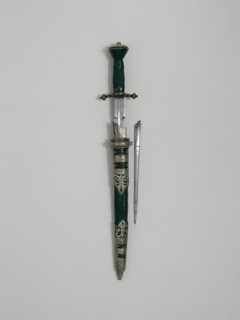Dagger with Two Awls and Sheath for the Bodyguard of the Elector of Saxony, Dresden, 1580.