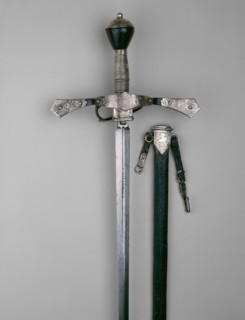 Sword with Scabbard for an Officer in the Bodyguard of the Elector of Saxony, Dresden, c. 1580.